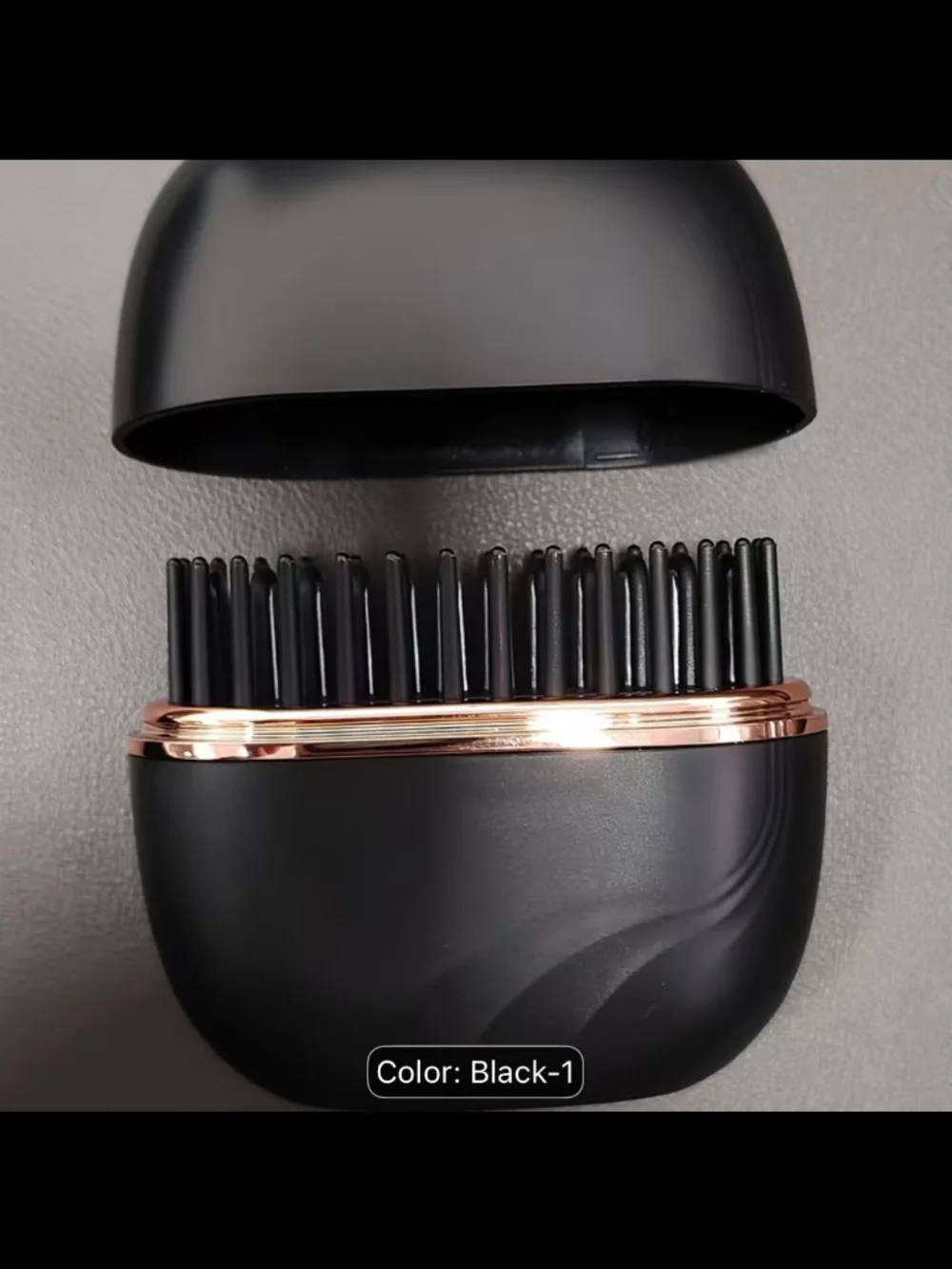 Mini Hair Straightening Comb - Black
